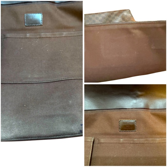 Louis Vuitton Damier Ebene Brooklyn Canvas Bag—2008 France - Picture 6 of 16
